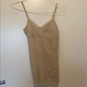 So Wear It Declare It Beige Tank Top